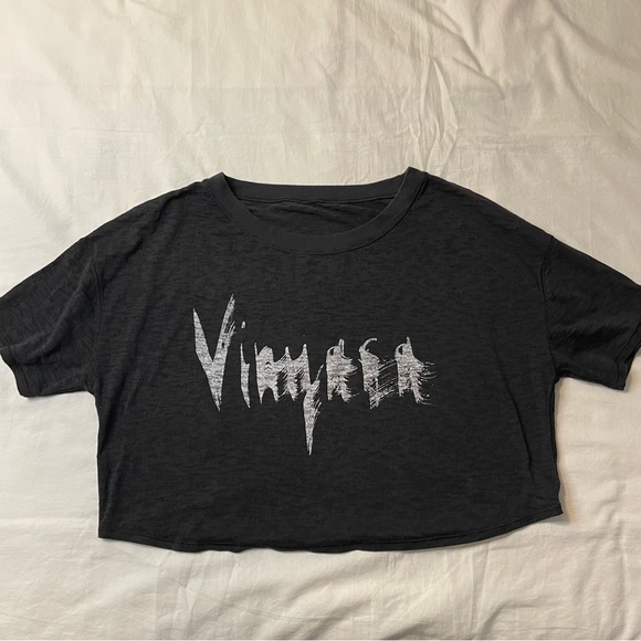 lululemon athletica Tops - Lululemon Cropped Tee “Vinyasa”